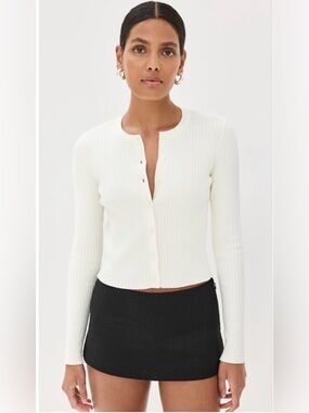 Reformation Joanne Cotton Cardigan